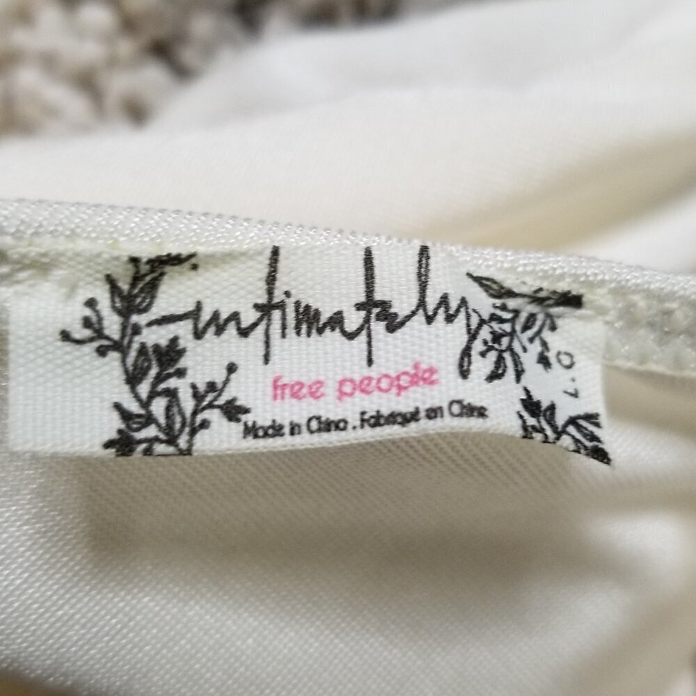 NWT Free People X REVOLVE Bring It Back Bodysuit Ivory Size Large - Picture 6 of 8